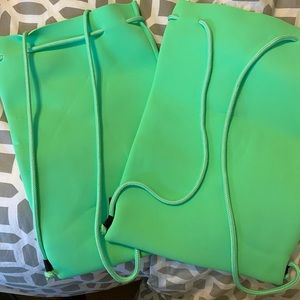 Set of 2 Triangl Neoprene Swim Bags